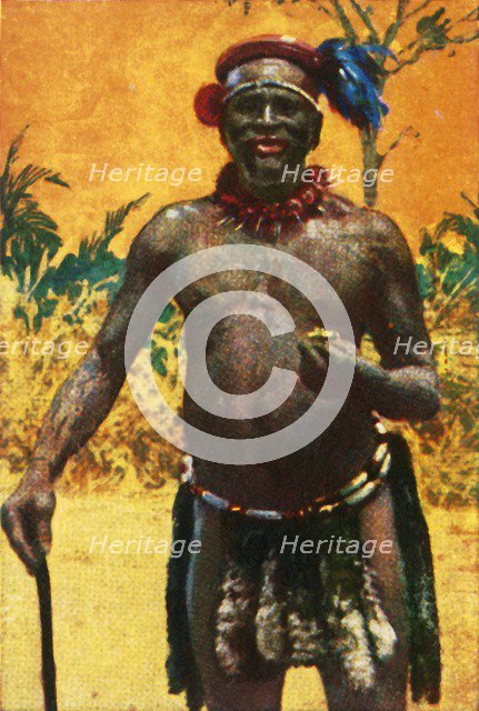 African tribal councillor, c1928. Creator: Unknown.