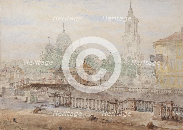 The Voznesensky Bridge over the Catherine Canal, 1861.