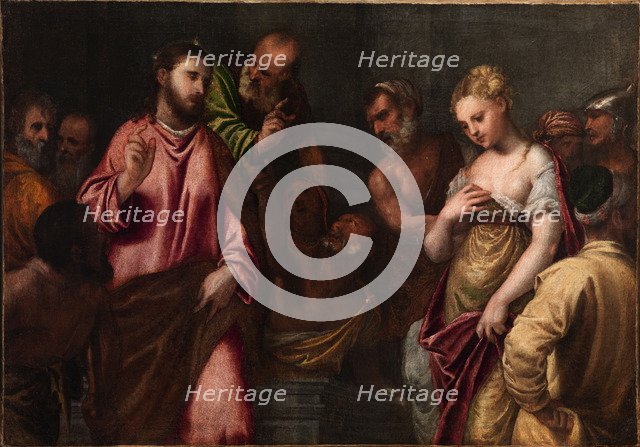 Christ and the Woman Taken in Adultery, c. 1550.