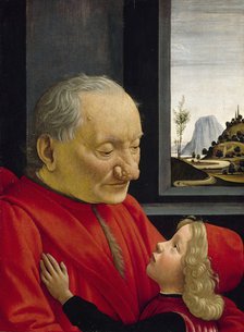 An Old Man and His Grandson, 1488. Artist: Ghirlandaio, Domenico (1449–1494)