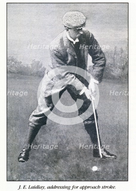 Portrait of golfer JE Laidlay, c1896. Artist: Unknown