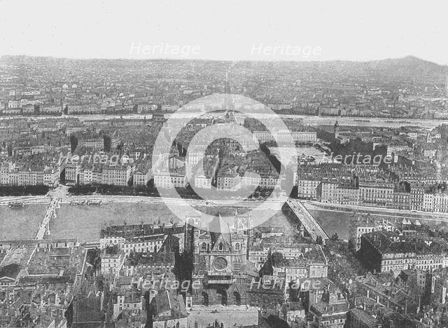 General view, Lyons, France, 1895.  Creator: Unknown.