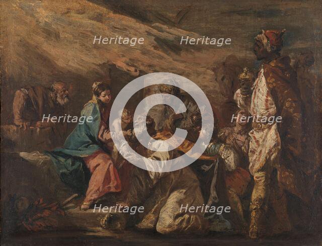 Adoration of the Magi, 1705-1760. Creator: Gaspare Diziani.