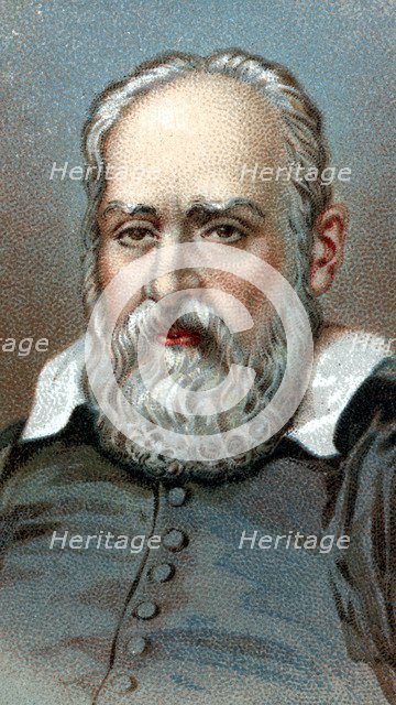 Galileo Galilei, Italian astronomer and mathematician, c1630s. Artist: Unknown