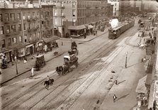 Eleventh Avenue and New York Central Railroad, c. 1911.