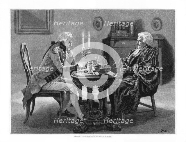 'Those Laugh Who Win', 1885.Artist: Frank Dadd