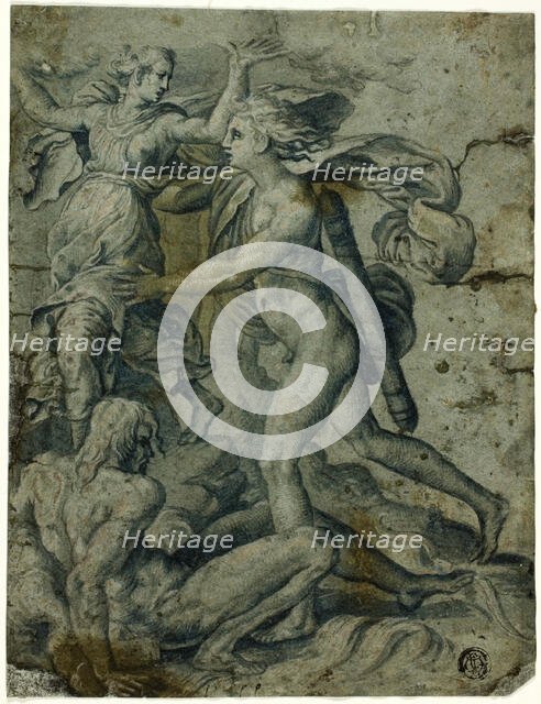 Apollo and Daphne, 1575/99. Creator: Unknown.