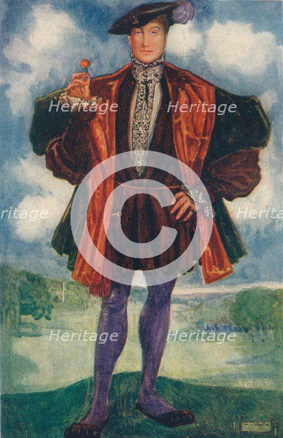 'A Man of the Time of Henry VIII', 1907. Artist: Dion Clayton Calthrop.