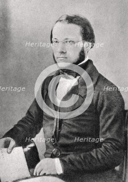 Louis Pasteur, French chemist and microbiologist, 1852. Artist: Unknown