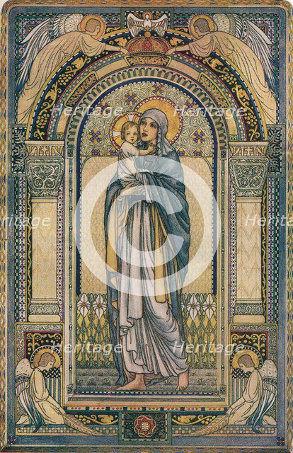 'Madonna and Child', c1918. Artist: Jeanne Labrousse.