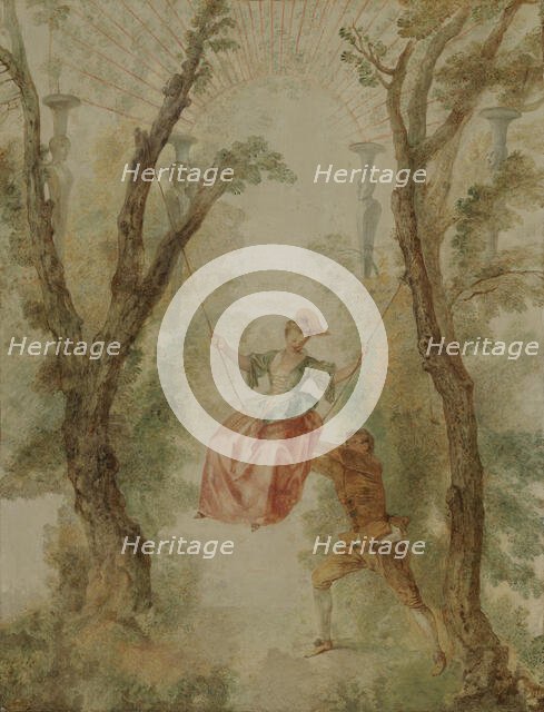 The Swing, 1712. Creator: Jean-Antoine Watteau.