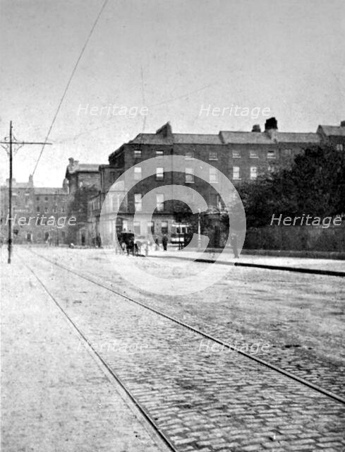 1, Merrion Square, Dublin, Ireland: the house where Oscar Wilde was born in 1854, (1906).  Creator: Unknown.
