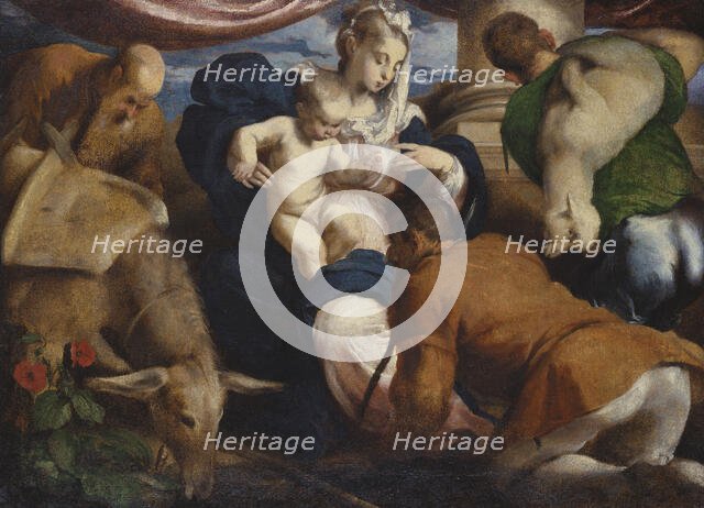 The Adoration of the Shepherds. Creator: Jacopo Bassano il vecchio.