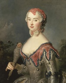 Charlotta Fredrika Sparre as "La Folie", 1744. Creator: Antoine Pesne.