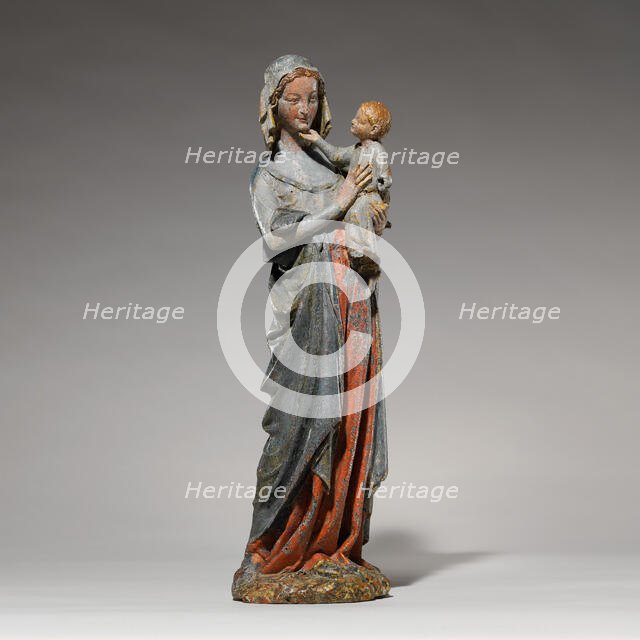 Devotional Statuette of the Virgin and Child, French, ca. 1250-70. Creator: Unknown.