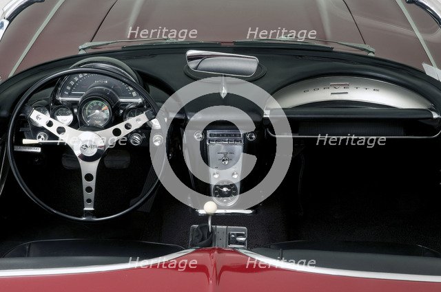 1961 Chevrolet Corvette C1 Convertible Artist: Unknown.