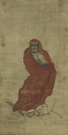 Bodhidharma crossing the Yangzi jiang, between 1200 and 1399. Creator: Yan Hui.