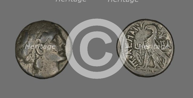 Tetradrachm (Coin) Portraying King Ptolemy, 367-284 BCE. Creator: Unknown.