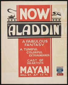 Aladdin, Los Angeles, 1938. Creator: Unknown.