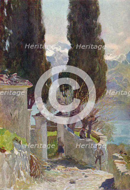 'The Monastery Gateway', c19th century. Artist: Joseph Walter West.