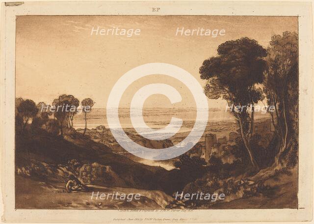 Junction of Severn and Wye, published 1811. Creator: JMW Turner.
