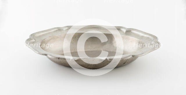 Basin (possibly for use with lavabo), Germany, Mid 18th century. Creator: Unknown.