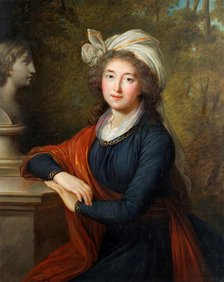 Portrait of Princess Elzbieta Izabela Lubomirska, née Countess Czartoryska (1736-1816), 1793. Creator: Vigée Le Brun, Louise Élisabeth (1755-1842).