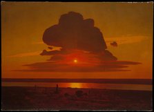 Red Sunset on the Dnieper, 1905-1908. Artist: Kuindzhi, Arkhip Ivanovich (1842-1910)