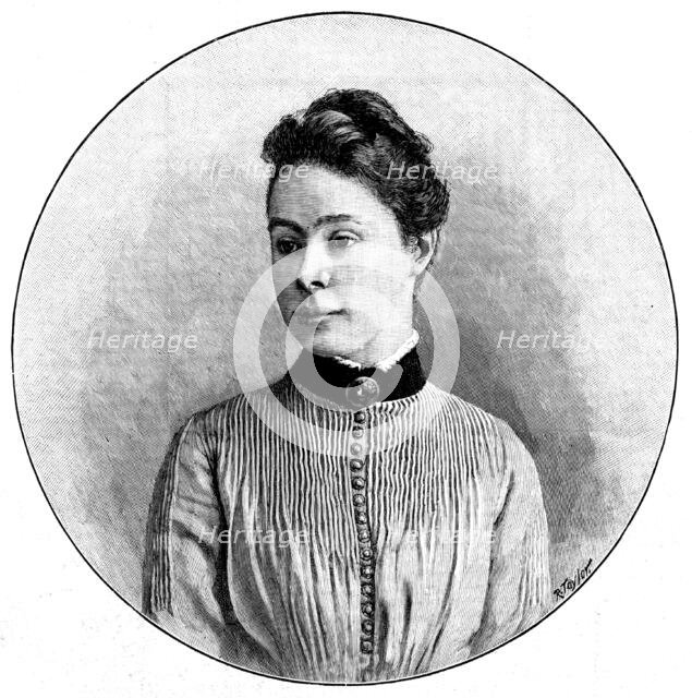 Miss Fawcett of Newnham College...Mathematical Honours, Univ. of Cambridge, 1890. Creator: R. Taylor.