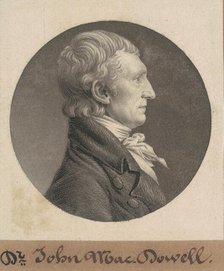 John McDowell, 1804. Creator: Charles Balthazar Julien Févret de Saint-Mémin.
