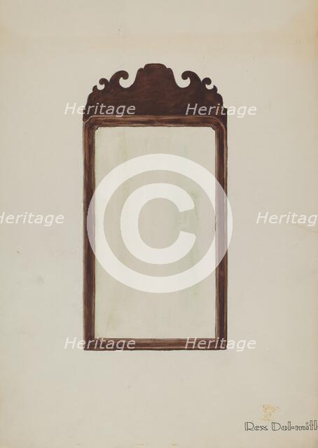 Looking-glass, c. 1936. Creator: Rex Dolmith.