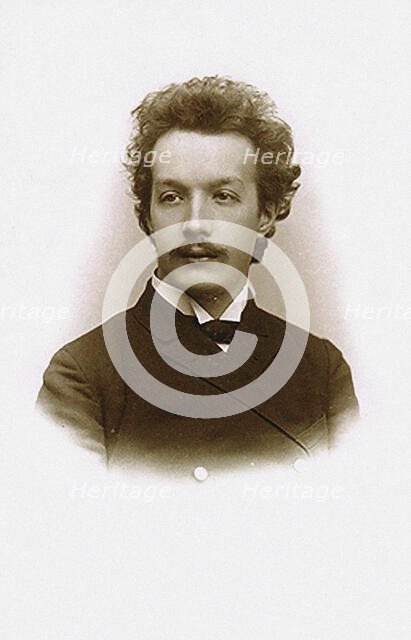 Portrait of the composer Julius Conus (1869-1942), 1893. Creator: Photo studio Levin, New York  .