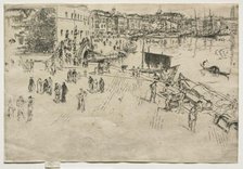 The Riva, No. 1, 1880. Creator: James McNeill Whistler (American, 1834-1903).