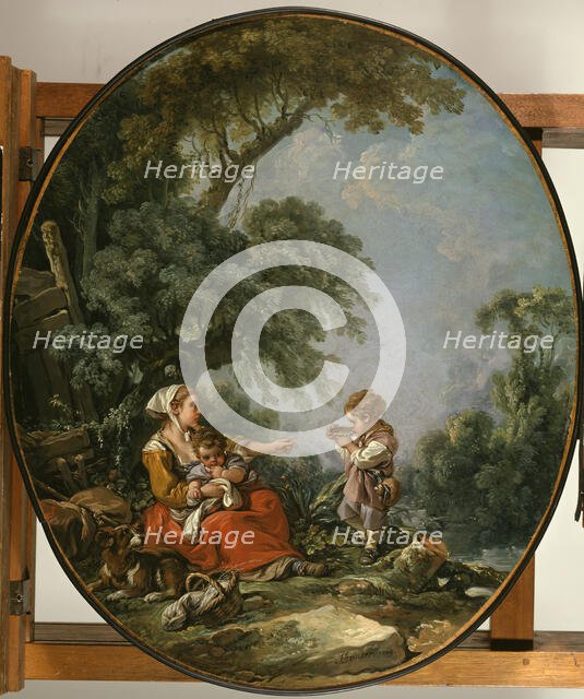 Pastoral Repast, 1769. Creator: Francois Boucher.