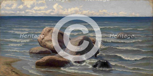 Seascape. Artist: Volkov, Yefim Yefimovich (1844-1920)