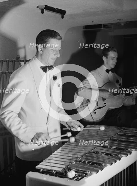 Portrait of Adrian Rollini and Allen Hanlon, 1938. Creator: William Paul Gottlieb.