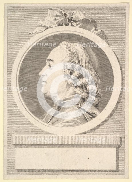 Portrait of Charles Gauzargues, 1767. Creator: Augustin de Saint-Aubin.