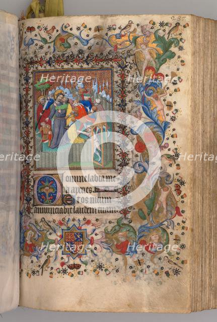 Hours of Charles the Noble, King of Navarre (1361-1425): fol. 144r, Betrayal of Christ, c. 1405. Creator: Master of the Brussels Initials and Associates (French).