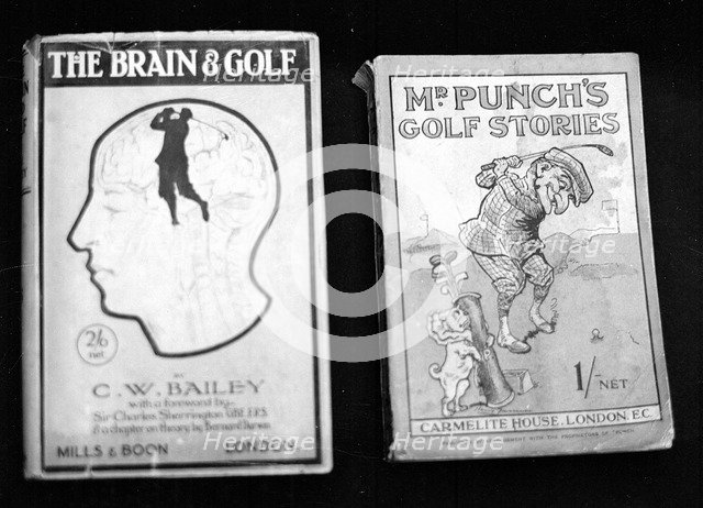 The Brain & Golf and Mr Punch's Golf Stories, books, British, c1900. Artist: Unknown