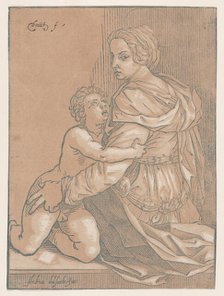 Virgin and child, ca. 1530. Creator: Edmond Douet.