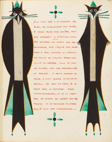 Illustration for "La légende de Saint Julien l'Hospitalier" by Gustave Flaubert, 1912. Creator: Souza-Cardoso, Amadeo de (1887-1918).