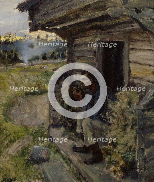 Tranquil Evening, 1890. Creator: Akseli Gallen-Kallela.