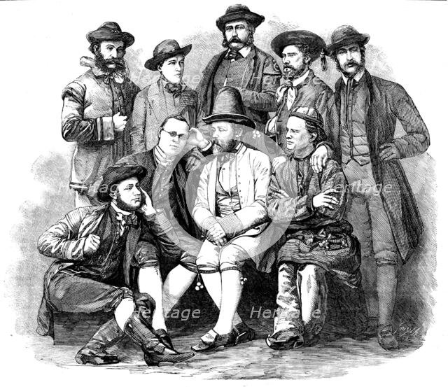 The Swedish Minstrels, at St. James's Hall, 1858. Creator: Smyth.