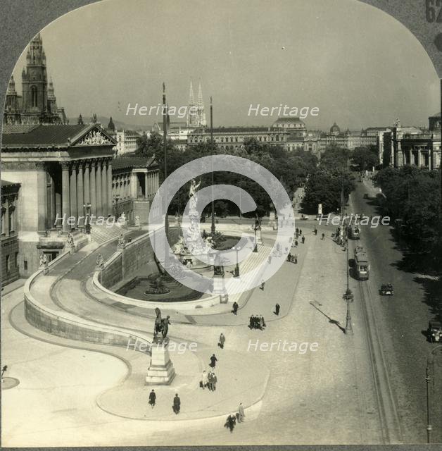 'The Franzens-Ring, Vienna - Regarded by Many as Architecturally "the Finest Street in Europe".', c1 Creator: Unknown.