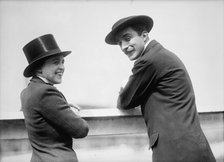 Bonaparte, Jerome - At Horse Show with Miss Ellen Rasmussen, 1912. Creator: Harris & Ewing.