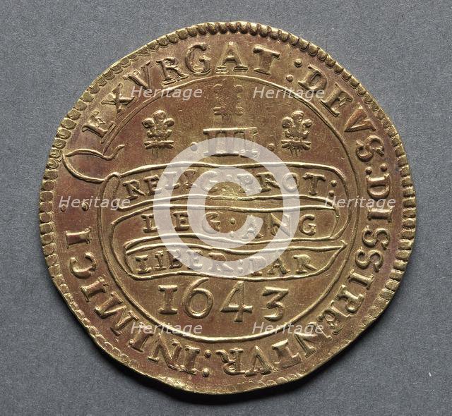 Triple Unite (reverse), 1643. Creator: Unknown.
