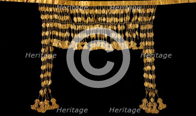 Small Diadem with pendants. Artist: Gold of Troy, Priam’s Treasure 