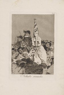 There Was No Remedy (No Hubo Remedio), 1799. Creator: Francisco Goya.