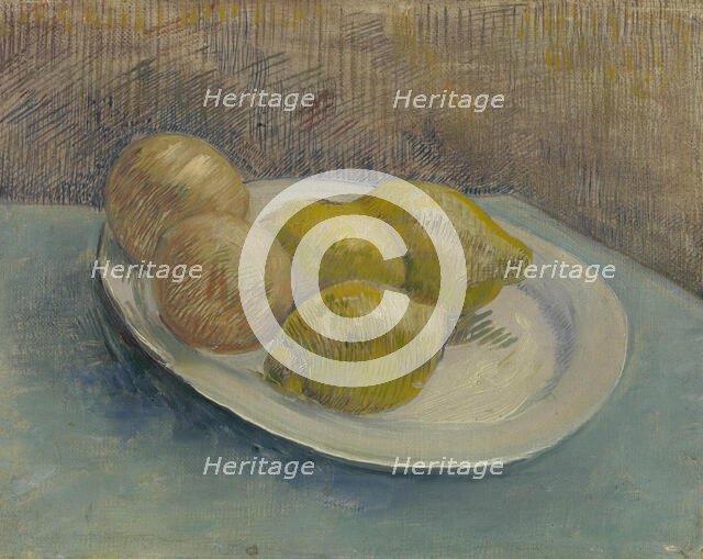 Dish with Citrus Fruit, 1887. Creator: Gogh, Vincent, van (1853-1890).