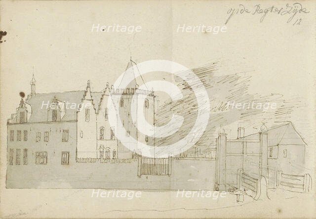 House in Rampenbosch Castle in Bergen, 1724. Creator: Abraham Meyling.